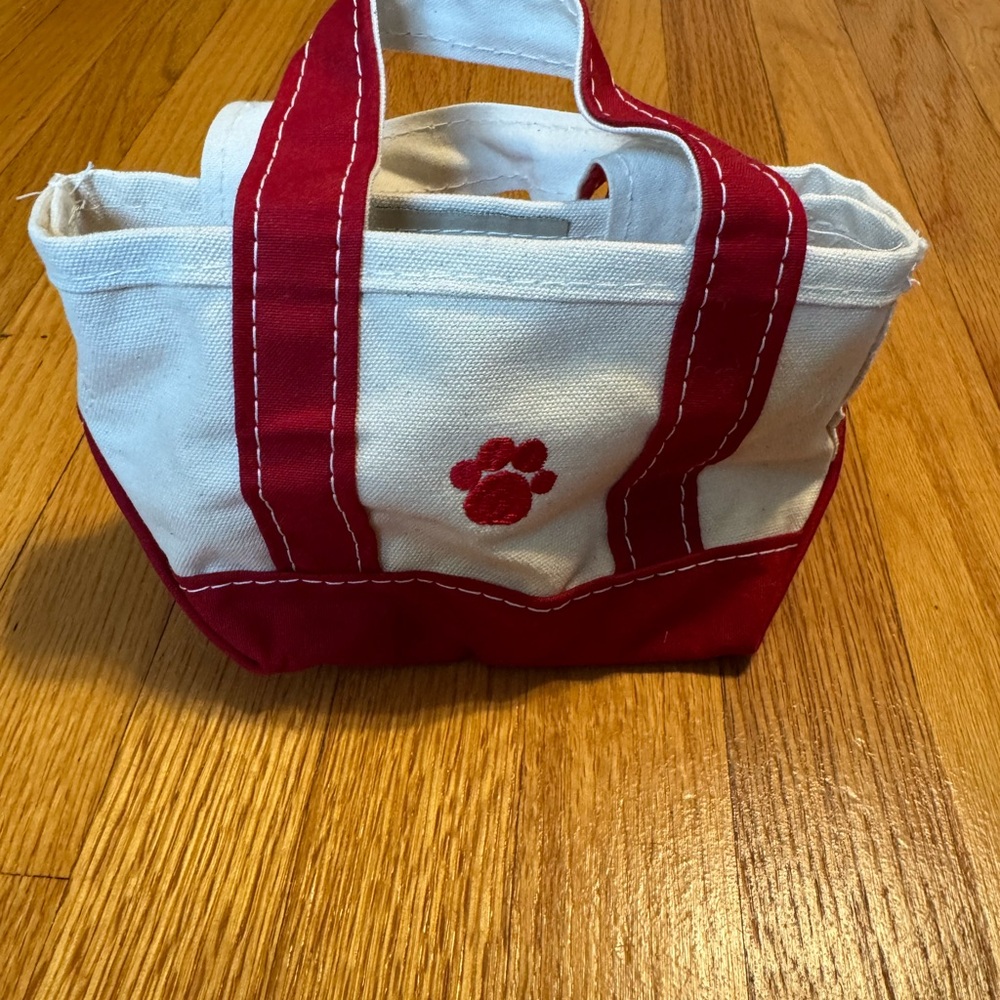 Ll Bean - Small Tote Bag - Pawprint Design - Picture 4 of 7